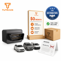 Localizador OBD 4G Sin Cuota Mensual, GPS en Tiempo Real, BDS, LBS, Geocerca, Detección ACC, Rastreador GPS OBD para Flota de Vehículos