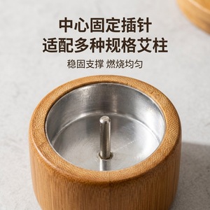 Jarra de Moxibustión de Bambú con Altura Ajustable para Uso Doméstico con Control de Temperatura - Product Image 5