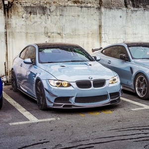 GTS-V Phong Cách Sợi Carbon Phía Trước Bumper Lip Cho BMW 3 Series E92 M3 Chất Lượng Cao Tùy Chỉnh Xe Bodykit - Product Image 2