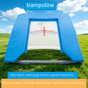 Mini <span class=keywords><strong>trampoline</strong></span> robuste pour entraînement de gymnastique en salle, mini-<span class=keywords><strong>trampoline</strong></span> professionnel pour exercices de saut - Product Image 1