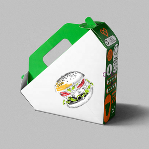 Contenedor portátil <span class=keywords><strong>para</strong></span> comida <span class=keywords><strong>para</strong></span> llevar de nuevo diseño, pollo frito, hamburguesa, sándwich, embalaje Empaques <span class=keywords><strong>Para</strong></span> Hamburguesas - Product Image 3