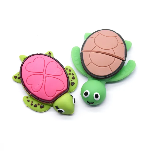 Animal Turtle USB 2.0 Flash Drive 4GB 8GB 16GB 32GB 64GB Cartoon Fish Dolphin Memory Stick Pen Drive 128GB Pendrive Cute U Disk