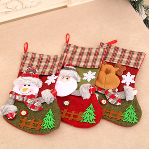 Nueva Bolsa de Regalo Navideña con Diseño de Cuadros Grandes, Decoración Navideña, Bolsa de Regalo para Niños - Product Image 4