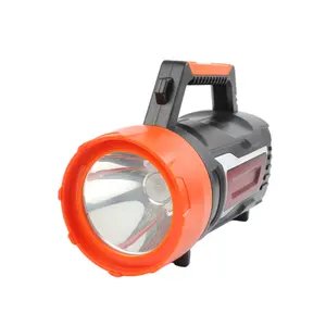 2024 new 3w led rechargeable rescue searchlight 10w outdoor camping light 18560 battery hand searchlight