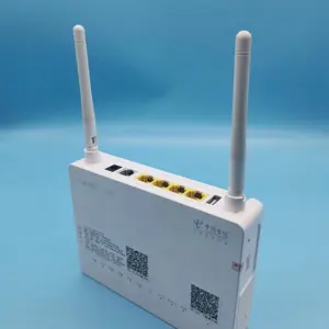 FTTH العلامة التجارية ZTE F450 4GE EPON ثنائي النطاق 5ghz wifi onu للإصدار الإنجليزي ftth