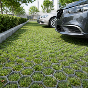 Grille <span class=keywords><strong>de</strong></span> pavage en <span class=keywords><strong>nid</strong></span> <span class=keywords><strong>d</strong></span>'<span class=keywords><strong>abeille</strong></span> en HDPE robuste et <span class=keywords><strong>stabilisateur</strong></span> <span class=keywords><strong>de</strong></span> <span class=keywords><strong>gravier</strong></span> pour allées et parkings - Product Image 3