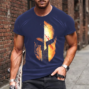 T-shirts formels pour hommes à col roulé, manches courtes, coupe classique, en tissu Dobby de coton, séchage rapide, Sparta - Product Image 6