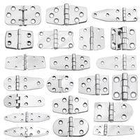 Charnière de trappe de bateau en acier inoxydable 316 poli miroir de haute qualité pour quincaillerie marine