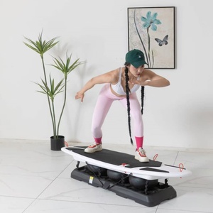Tavola di Equilibrio per <span class=keywords><strong>Pilates</strong></span> e Surf di Alta Qualità, Attrezzatura Fitness <span class=keywords><strong>Aerobica</strong></span> con Altezza Regolabile per Migliorare la Stabilità del Core - Product Image 1