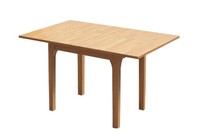 Table à manger rectangulaire moderne en bois massif, télescopique et réglable, en acier inoxydable, 4 places, pliable, pour salle à manger