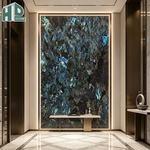 Losa de Granito Azul <span class=keywords><strong>Labrador</strong></span> Importado de Primera Calidad, Pulido, de 20 mm, para Pared Decorativa de Sala de Estar en Villas de Lujo - Product Image 2