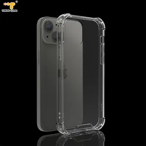 China Fabricação Design Moderno Impermeável Anti-queda Cantos Claro Telefone Caso Para iPhone 6S 14 15 pro max