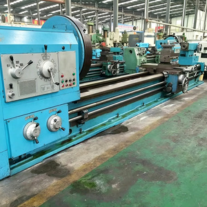 Torno Manual Horizontal de Alta Resistencia, Torno de Gran Diámetro para Corte y Torneado de Metal - Product Image 1