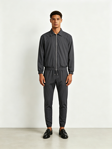<span class=keywords><strong>Tuta</strong></span> Sportiva Personalizzata da <span class=keywords><strong>Uomo</strong></span> con Zip <span class=keywords><strong>Senza</strong></span> <span class=keywords><strong>Cappuccio</strong></span>, Traspirante, per Corsa e Allenamento - Product Image 4