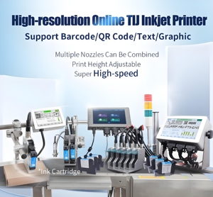 25.4 मिमी उच्च परिभाषा बहु-भाषा t190 ऑनलाइन इंकजेट प्रिंटर डिजिटल लेबल अंकन तिथि बैच संख्या tj कोड इंकजेट प्रिंटर - Product Image 3