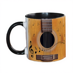 Modern 11oz Ceramic Guitar Piano Design Mug-<b>Christmas</b> & Business <b>Gift</b> for Home Office Hotel Use - Product Image 4