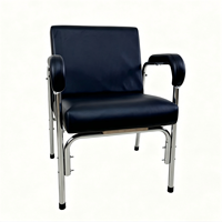 Chaise de station de shampooing rabattable, portable, pour salon de coiffure,
