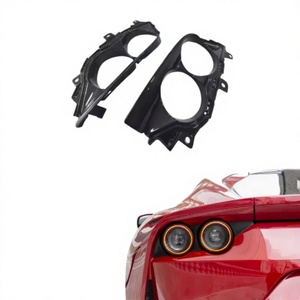 Couvre-phares avant en fibre de carbone sèche de haute qualité pour Ferrari 812, style OEM, couvre-phares en fibre de carbone sèche 89331110 - Product Image 2