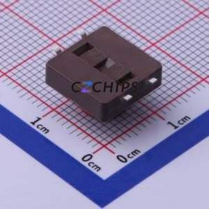 DTSM-23R-S-V-T/R Tactile Switch SMD-4P,12x12mm Switch Single Pole Single Throw Round Button Vertical Mount 12mm - Product Image 2