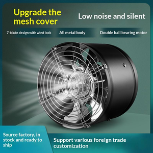 <span class=keywords><strong>Extractor</strong></span> de Humo Silencioso de Metal de 4/6/7/8/10/12 Pulgadas, Ventiladores de Ventilación de 160 mm, <span class=keywords><strong>Extractor</strong></span> de Aire <span class=keywords><strong>para</strong></span> <span class=keywords><strong>Cocina</strong></span> de Restaurante - Product Image 5
