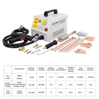 Machine de soudage par points professionnelle pour carrosserie automobile 110V 220V, kit d'outils de réparation de tôles, soudeuse par points à impulsions