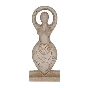 Statuette en résine Wiccan/païenne, <span class=keywords><strong>déesse</strong></span> <span class=keywords><strong>de</strong></span> <span class=keywords><strong>la</strong></span> printemps, <span class=keywords><strong>sorcellerie</strong></span>, statue finie en pierre - Product Image 1