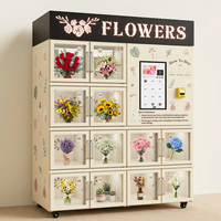 JOYVEND Distributeur Automatique de Fleurs Commercial – Machine à Fleurs Automatique pour Rue et Centre Commercial