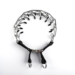 Collar de entrenamiento de perro de punta de acero ajustable de alta calidad Collar de Pastor Alemán y Pitbull impreso - Product Image 1