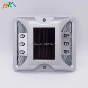 DK IP68防水太阳能铝制嵌入式猫眼led路钉