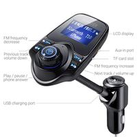2023 HG T10 Kit de voiture mains libres Bluetooth FM émetteur lecteur MP3 voiture Bluetooth lecteur MP3