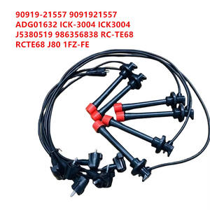 Câble d'allumage, jeu de câbles d'allumage 90919-21557 9091921557 ADG01632 ICK-3004 ICK3004 J5380519 986356838 RC-TE68 RCTE68 <span class=keywords><strong>J80</strong></span> 1FZ-FE - Product Image 2