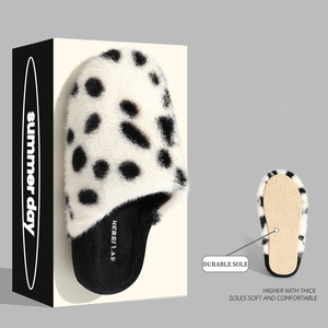 New in 2025 TPR Shoe Women slippers House Slipper Thick-soled and Fleece-lined Fashion slippers with Factory Price - Product Image 1