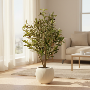 <span class=keywords><strong>Olivier</strong></span> artificiel <span class=keywords><strong>en</strong></span> <span class=keywords><strong>pot</strong></span> avec fruits réalistes - Plante d'intérieur éco-responsable et persistante <span class=keywords><strong>pour</strong></span> la Journée de la <span class=keywords><strong>Terre</strong></span> et les décorations du Nouvel An chinois - Product Image 1