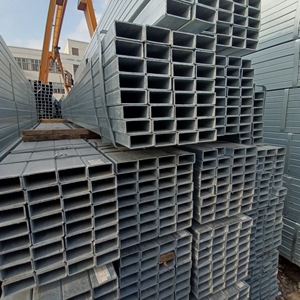 Tuyau en acier galvanisé du fabricant, tube carré GI, tubes rectangulaires haute résistance - Product Image 3