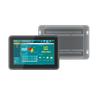 Pantalla LCD industrial de 10,1 pulgadas con panel táctil capacitivo G+G, entrada HDMI, salida VGA, interfaz USB para equipos industriales