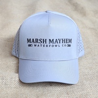 Venta Directa de Fábrica, Gorras de Golf Deportivas de 5 Paneles, Ligeras, de Poliéster, con Logotipo Bordado Personalizado, Perforadas con Corte Láser