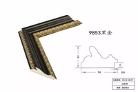 Venta caliente de fabricación, decoración blanca y negra, tamaño grande, forma de L, caja de sombra moderna, póster, lienzo flotante, Marco clásico