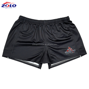 Sublimación personalizada Fiji Springbok Sudáfrica Negro <span class=keywords><strong>Rugby</strong></span> Jersey Set - Product Image 3