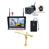 Système de surveillance sans fil pour grue avec caméra à zoom optique 30X pour grue à tour et grue mobile
