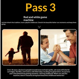 เครื่องเล่นเกม<span class=keywords><strong>ท</strong></span>ี<span class=keywords><strong>วี</strong></span> FEIHAO รุ่นคลาสสิค ย้อนยุค แบบใส่ตลับเกม รองรับผู้เล่นสองคน คอนโ<span class=keywords><strong>ท</strong></span>รลเลอร์ 8 บิต เกมส์แ<span class=keywords><strong>ท</strong></span>งค์ คอนทรา /AV พลาสติก ABS - Product Image 4