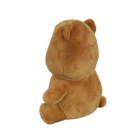 Porte-clés en peluche personnalisé Ours brun avec langue sortie, jouet doux mini, jouet Kawaii, jouet en peluche OEM