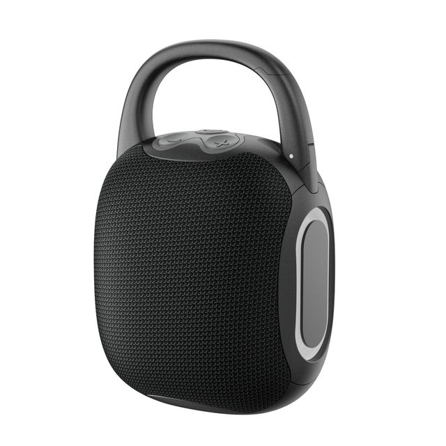 Portable Mini  Speaker BT5.4 IP56 Waterproof Fabric Wrapped RGB Lights Hanging Hook TF Card USB Playback Outdoor Use