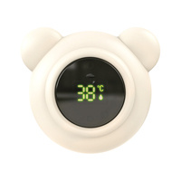 Thermomètre de bain pour bébé, thermomètre numérique flottant imperméable pour baignoire de bébé, pour le bain du soir et la mesure de la température des nouveau-nés