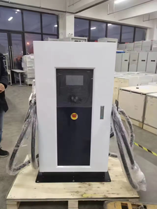 Cargador de CC para vehículos eléctricos de doble pistola, personalizable, de 40kW, 60kW, 80kW, para instalación en suelo con pantalla táctil de 7 pulgadas - Product Image 3