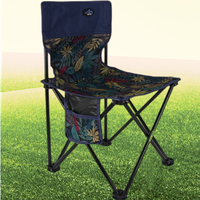 Chaise de camping pliante portable moderne pour jardin, OEM/ODM, légère, avec poche latérale, cadre métallique, pour pique-nique et plage