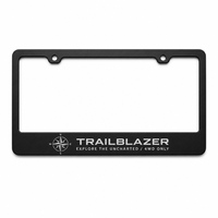 Support de plaque d'immatriculation personnalisé en aluminium, style sportif, décoratif, avec cadre renforcé pour accessoires de véhicule