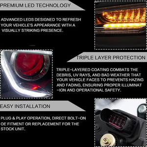 Accesorios para automóviles, luces delanteras LED, faros delanteros de Ojos de demonio para VW Volkswagen <span class=keywords><strong>Polo</strong></span> Trendline/Comfortline/Highline/Base 2012-2018 - Product Image 5