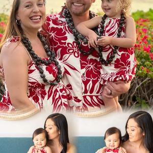 Vêtements de villégiature hawaïens super doux assortis pour la famille, chemise hawaïenne, robe, vente en gros 2025 - Product Image 6