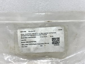 Ensemble de 3 détecteurs de base DB-ADPT pour <span class=keywords><strong>alarme</strong></span> <span class=keywords><strong>incendie</strong></span> PLC 580-194163-1 pour produit sous garantie - Product Image 2