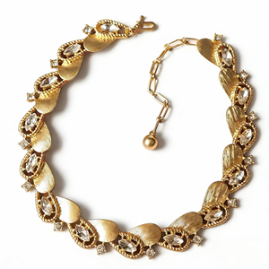 Collana Girocollo <span class=keywords><strong>Bella</strong></span> Viva in Stile Vintage Placcata Oro 18K con Zirconia Cubica per Donne, Gioielli di Lusso per Matrimoni e Feste - Product Image 4